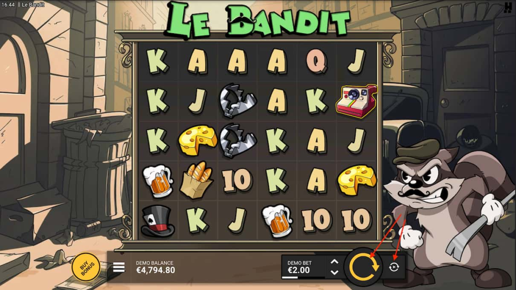 le bandit slot game